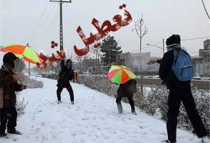 تعطیل شدن مدارس آذربایجان شرقی به دنبال بارش برف