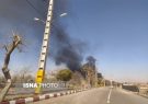 آتش سوزی یک تولیدی لوازم خانگی در جاده تبریز_آذرشهر
