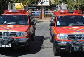 استقرار ۲ اکیپ آتش‌نشانی شهرداری تبریز در مرز تمرچین