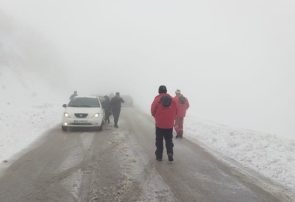 امدادرسانی به ۱۲۰۰ مسافر گرفتار در برف و کولاک جاده اهر – تبریز