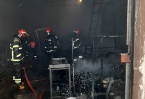آتش سوزی کارگاه تولیدی در روستای الوار علیا مهار شد