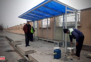 ایستگاه های اتوبوس سطح منطقه ۹ تبریز بهینه سازی می شوند