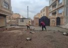 اجرای ۱۰۰۰ متر عملیات کفسازی در ۱۰ متری اول کوی شمس خیابان صائب