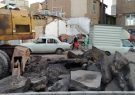 آغاز بارگیری نخاله های مصالح حاصل از تخریب در طرح مسیرگشایی خیابان ملازینال توسط منطقه ۱