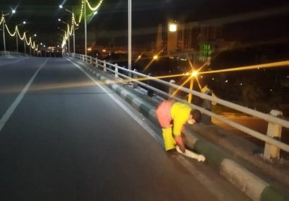 اجرای طرح پاکسازی و تنظیف ویژه رمضان در معابر، پل ها و زیرگذرها