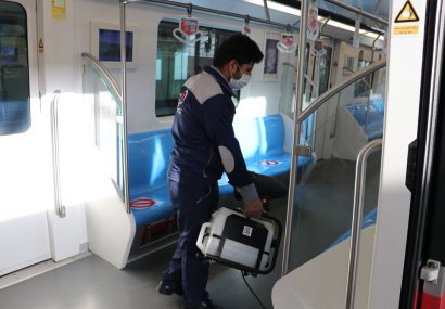رعایت ۱۰۰درصدی پروتکل های بهداشتی در متروی تبریز