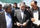 بازدید وزیر جهاد کشاورزی از شهرک گلخانه‌ای  و  کشتارگاه ملکان